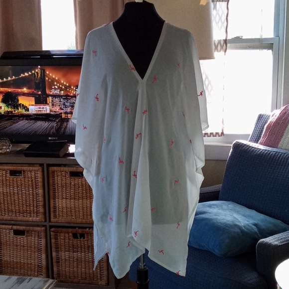 Xhilaration Other - Xhilaration flamingo 🦩 beach cover up sz M